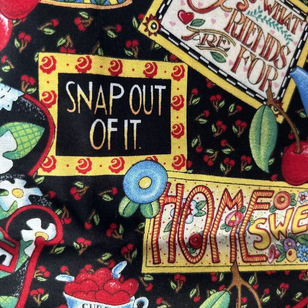 Vintage Mary Engelbreit Home Sweet Home Promotion Fabric 2002 Cranston 44